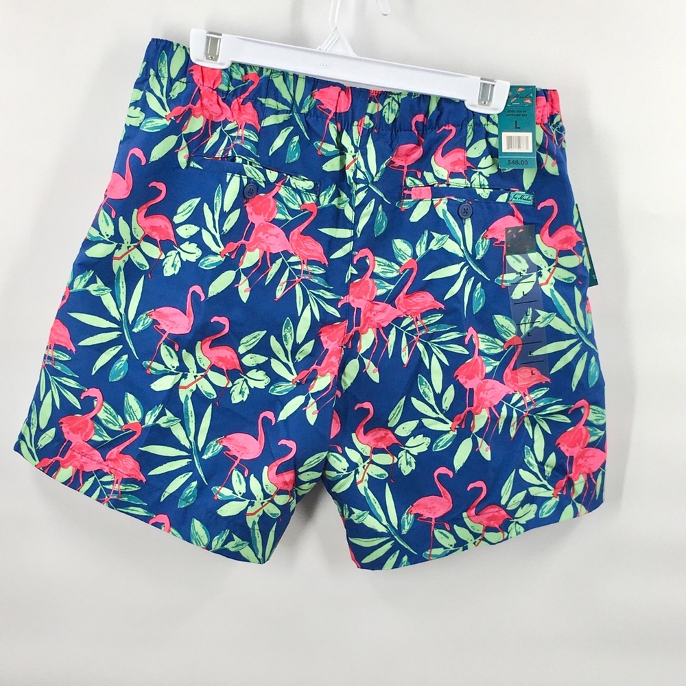 COPY - NWT Joe Pink Flamingo Tropical Shorts Swim L